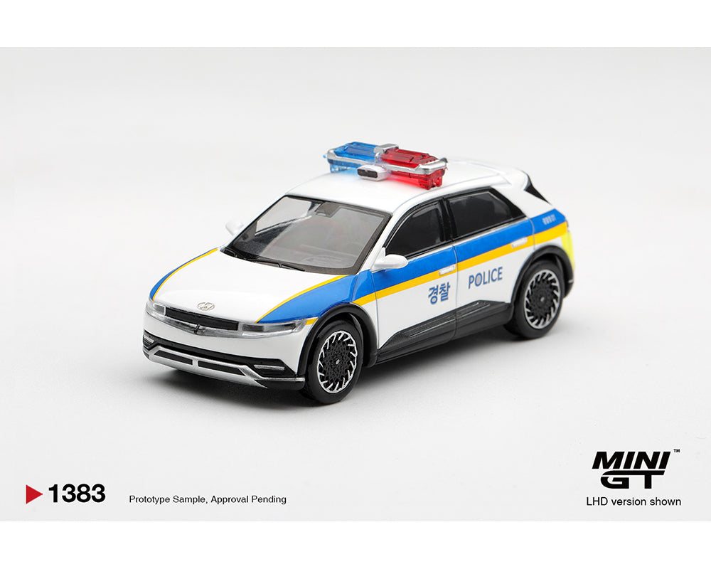 MINI GT Hyundai Ioniq 5 Police Car – Korea Exclusives - White