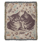 Snuggling Kitties - Woven Blanket